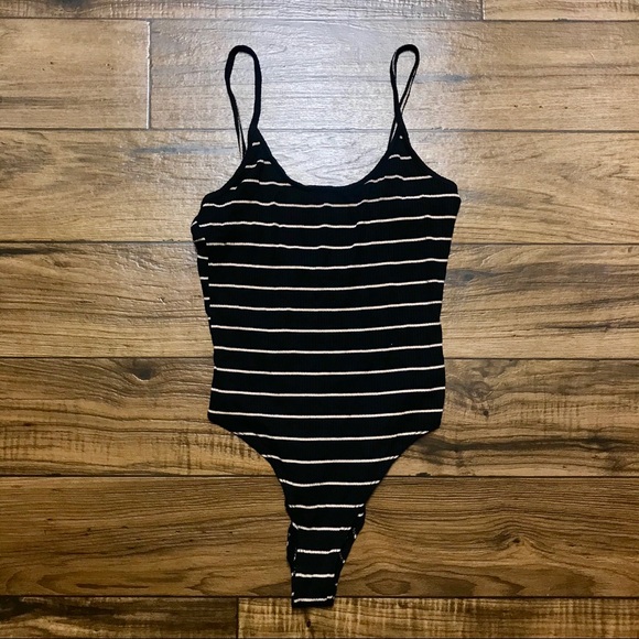 Forever 21 Tops - Forever 21 Striped Tank Bodysuit